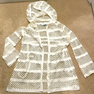 Solid & Striped cover up with hood